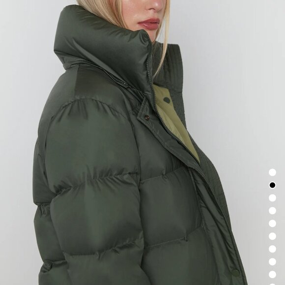 EUC Oak + Fort Long Puffer Jacket - Picture 4 of 7